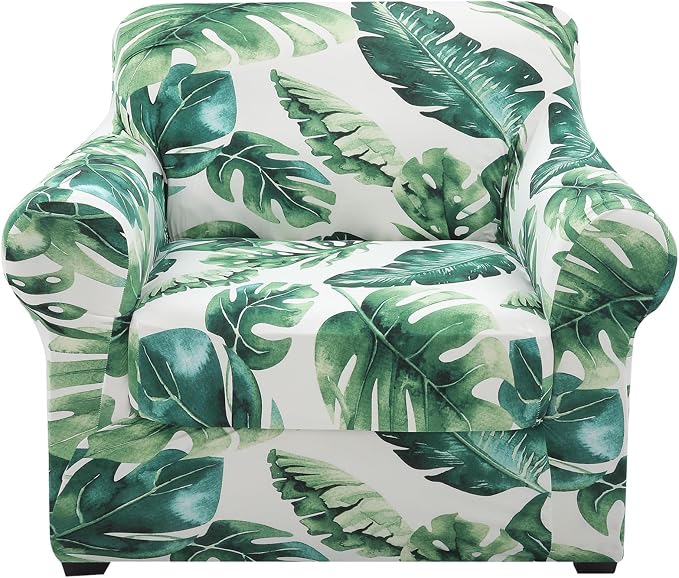 hyha Couch Covers, Chair/Sofa Covers, Floral Pattern, 2 Pieces, Armchair by hyha