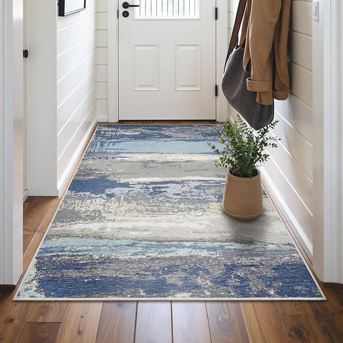 GENIMO 5X7 Washable Modern Area Rugs - Image 2