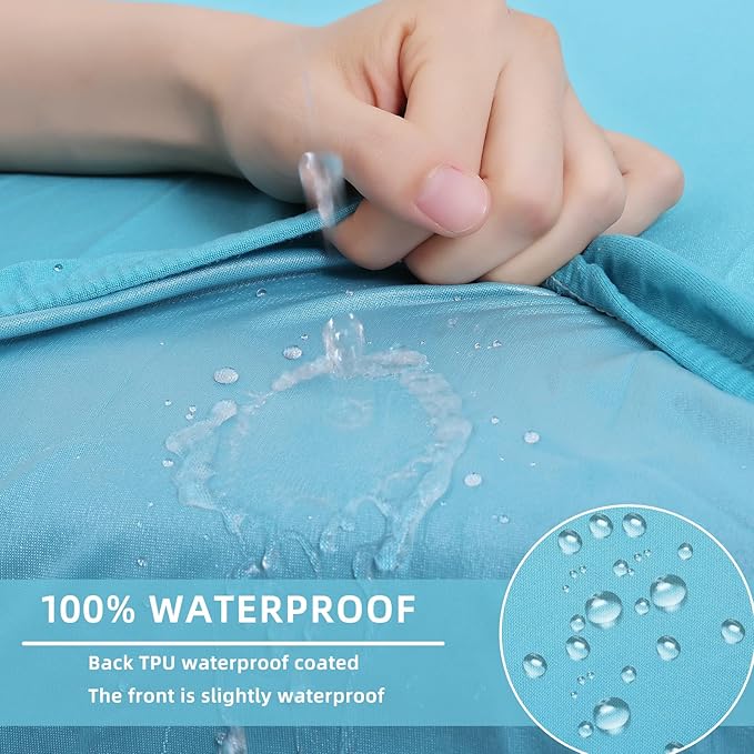 hyha Waterproof Couch Cushion Covers, Sectional Sofa Slipcovers Washable - Image 3