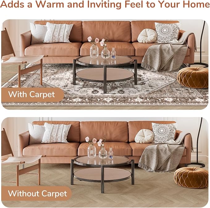 OPPODREAM Soft Area Rugs 9x12 Living Room, Washable Rugs 9x12 - Image 8