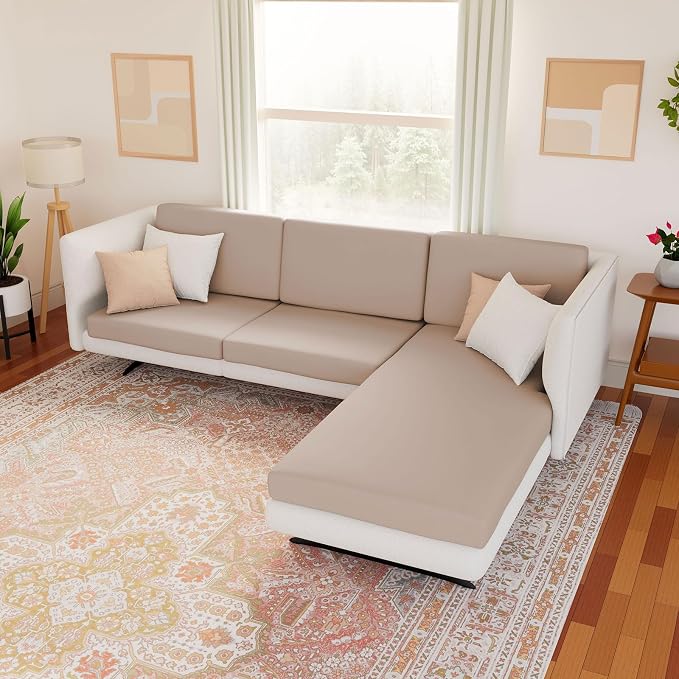 hyha Waterproof Couch Cushion Covers, Stretch Sofa Couch Seat Slipcover - Image 8