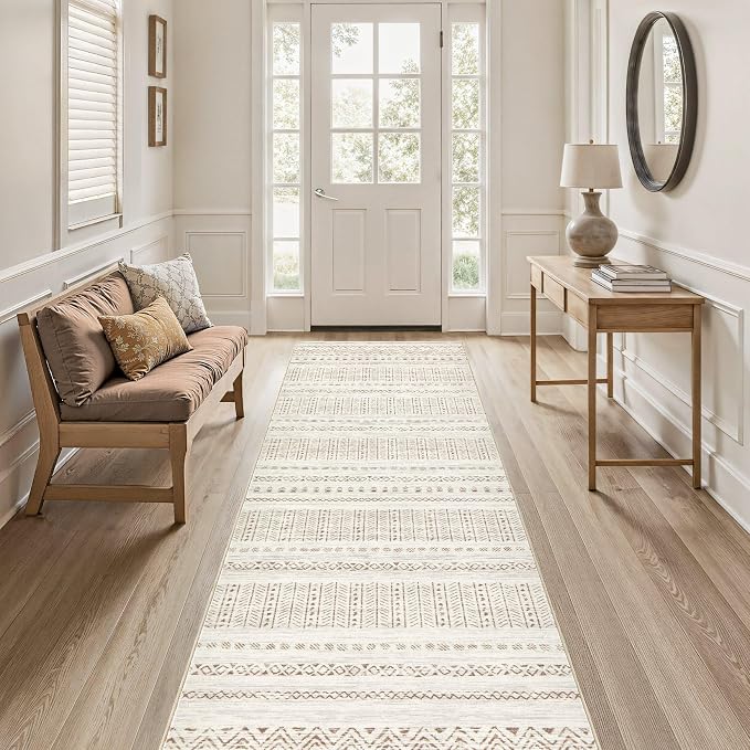 cotiled Washable 3x8 Runner Rugs: Washable Boho Rugs - Image 7