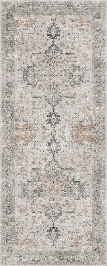 GENIMO Runner Rug 2x4, Non Slip Hallway Runner Rugs, Low Pile Lightweight - Image 7