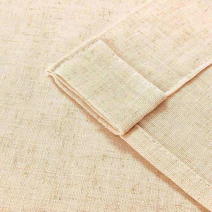 Joydeco Linen Curtains 90 Inch Length 2 Panel Sets, Light Filtering Curtains - Image 5