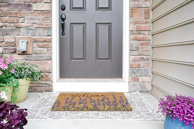 FGSS Lavender-Welcome-Doormat Outdoor-Entrance - Image 5