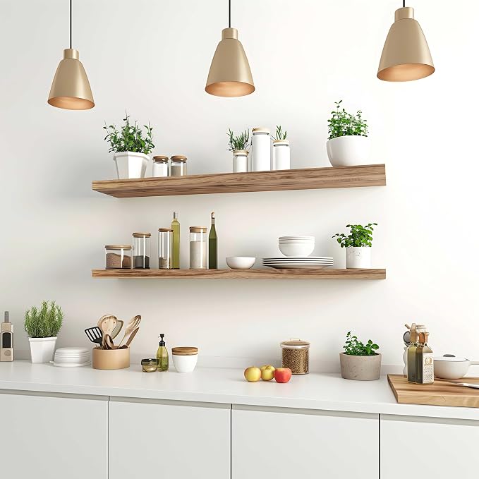 PHPH 36 Inch Wood Floating Shelves - Image 3
