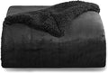 Bedsure GentleSoft Sherpa Fleece Twin Size Blanket by BEDSURE