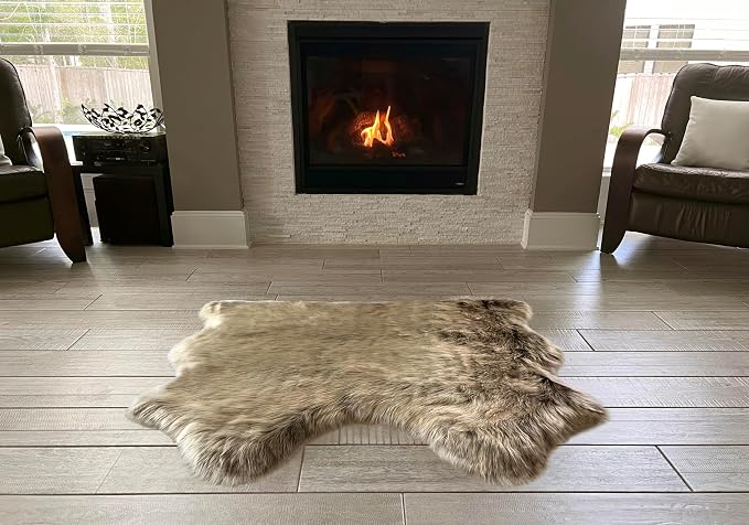 Free Shape Luxury Soft Fluffy Shag Area Rug Double Side by Side 3'x4', 90x120cm - Image 2
