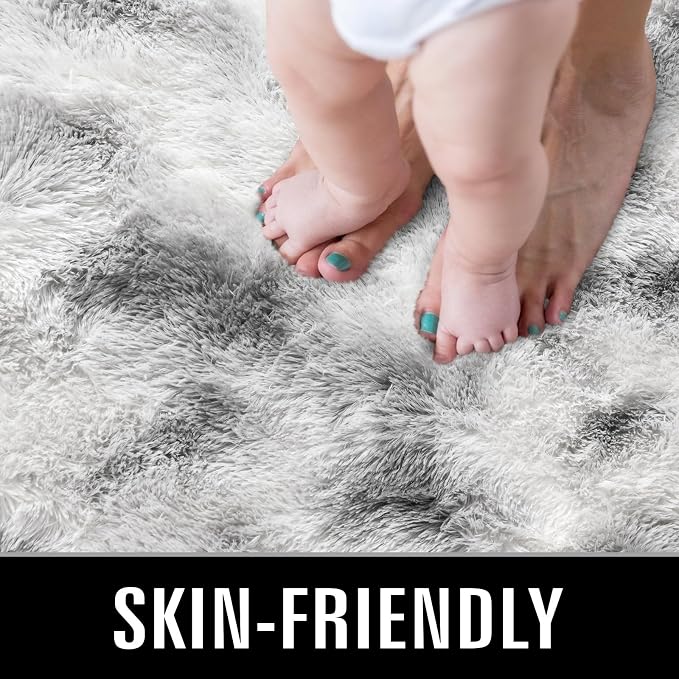 TWINNIS Super Soft Shaggy Rugs Fluffy Carpets 9x12 Feet, Indoor Modern Plush - Image 3