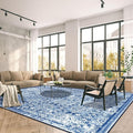 Vaukki Living Room Rug, Vintage Shaggy Soft Laundry Rug, Non Slip Kitchen Area by Vaukki