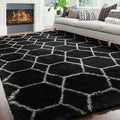 ONASAR Large Area Rugs for Living Room, 7x10 Black and White Rug, Boho Thick by ONASAR