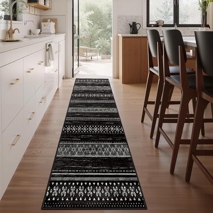 BESTSWEETIE 2x8 Area Rugs for Living Room Washable Moroccan Farmhouse Neutral by BESTSWEETIE