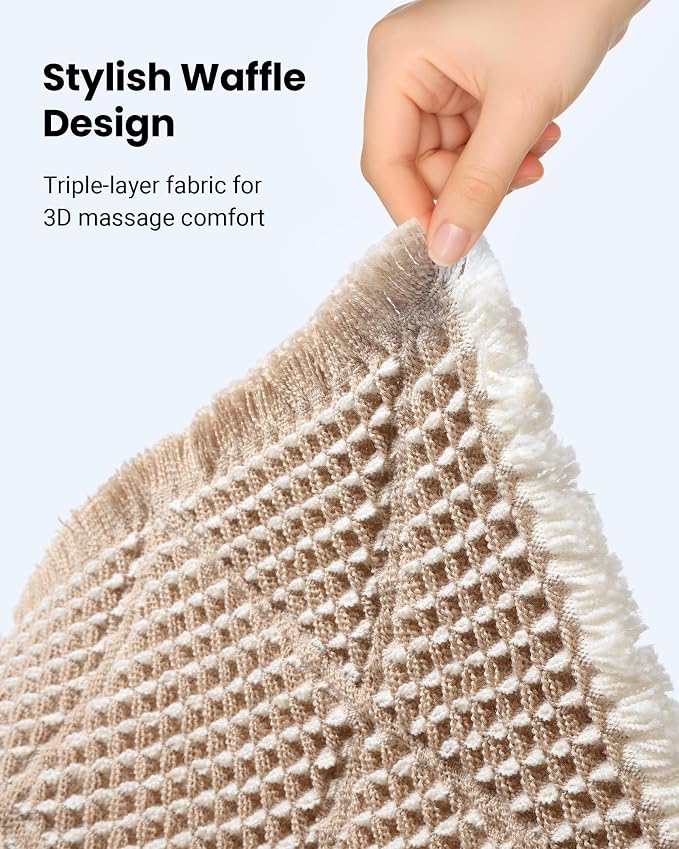 Large Bathroom Rugs 2' x 6', Long Runner Rug Waffle Bath Mat - Image 9