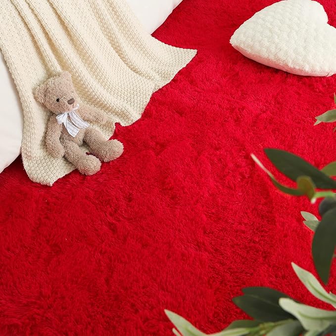 LOCHAS Ultra Soft Indoor Modern Area Rugs Fluffy Living Room Carpets - Image 6