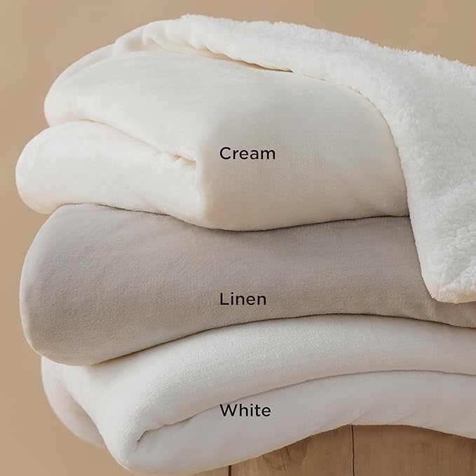 Bedsure GentleSoft Sherpa Fleece Blankets King Size - Image 5
