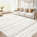 cotiled 12x15 Area Rug Living Room: Washable Boho Rugs by COTILED