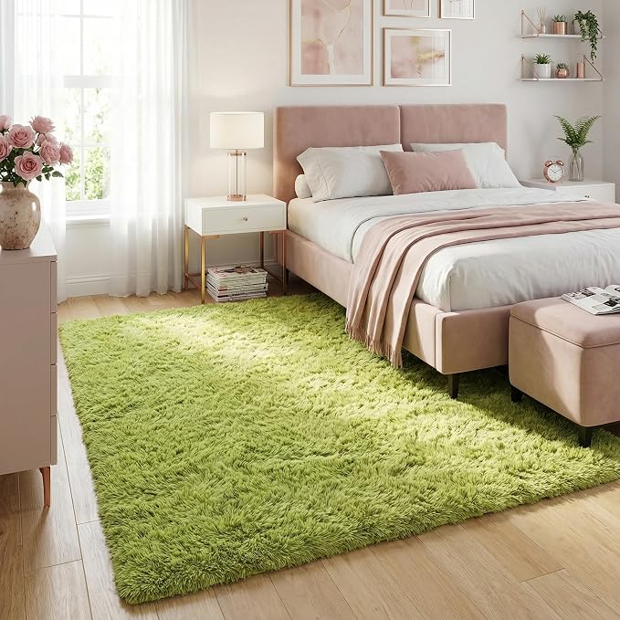 Merelax Soft Modern Indoor Large Shaggy Rug - Image 7