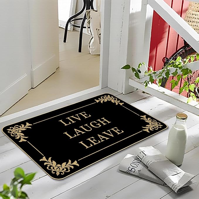 Funny Doormat Live Laugh Leave Door Mat 17 X 29 Inch Welcome Doormat Decorative - Image 7