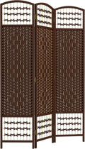 HOMCOM 3 Panel Room Divider, Folding Privacy Screen, 5.6' Room Separator by HOMCOM