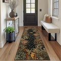 GarveeHome 2.5x8 Jungle Hallway Runner Rug, Soft Brown Animal Long Kitchen by GarveeHome