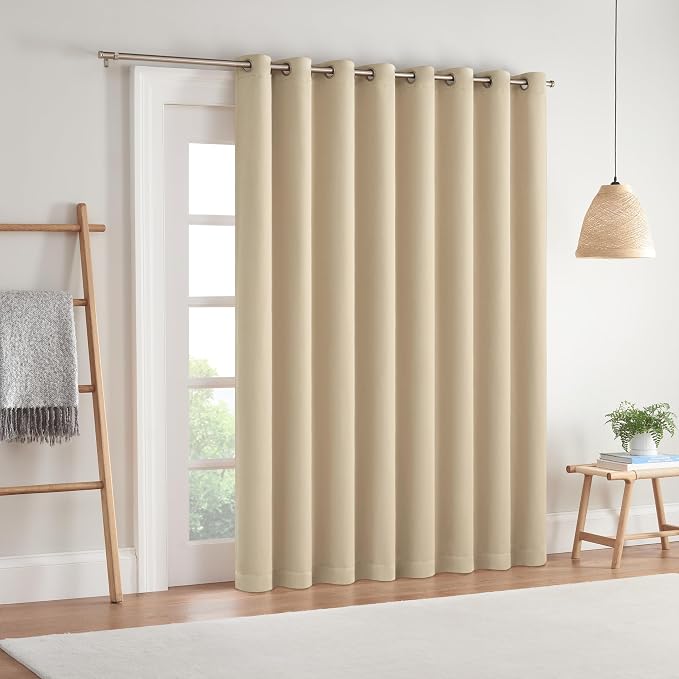 Eclipse Darrell Thermaweave Blackout Grommet Extra Wide 84" x 100" Sliding - Image 4