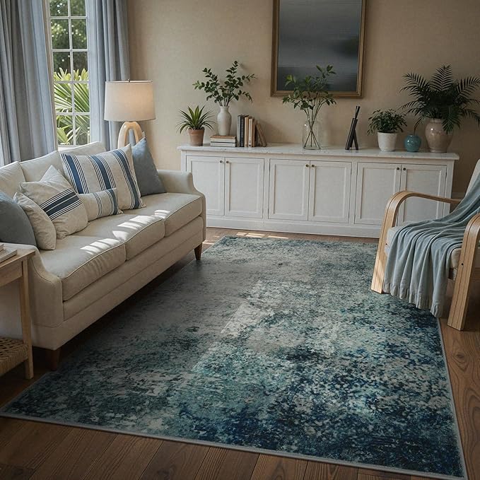 Lahome Modern Abstract Area Rug 5x7 Rugs by Lahome