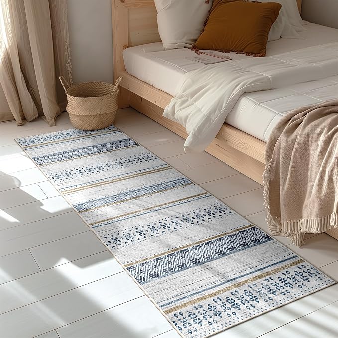 BESTSWEETIE 2x6 Area Rugs for Living Room Washable Moroccan Farmhouse Neutral - Image 7