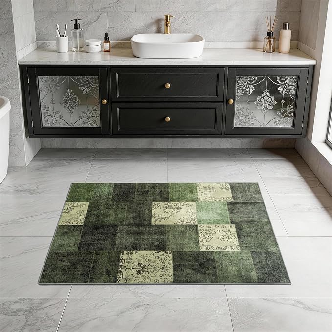 LIANLAM 2x3 Washable Entryway Rug, Non-Slip Indoor Door Mat - Image 3