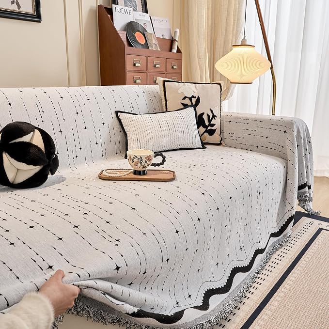 ROOMLIFE Couch Cover Boho Sofa Covers - Image 9