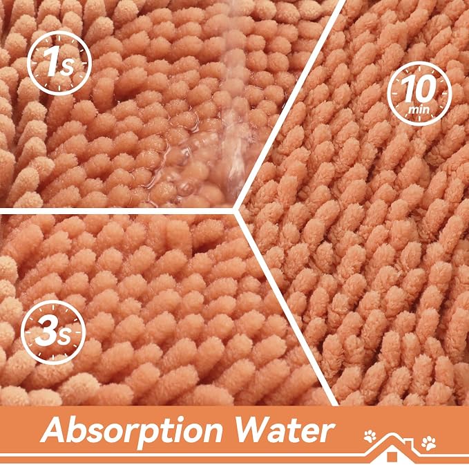 Bcoimo Super Absorbent Dog Door Mat, Pet Rugs - Image 3