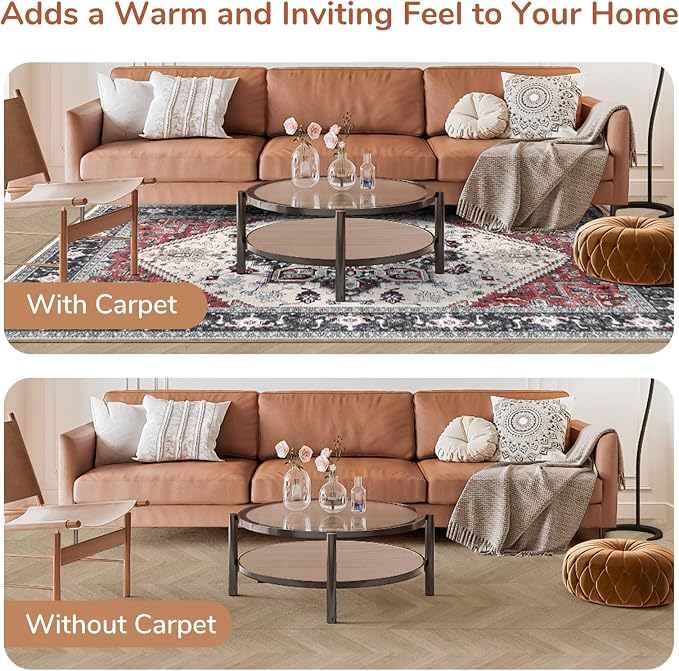 OPPODREAM Soft Area Rugs 4x6, Low-Pile Washable Rugs 4x6 - Image 8