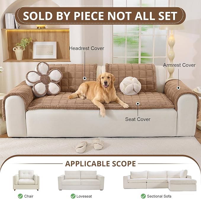 OstepDecor Washable Couch Cover - Image 4