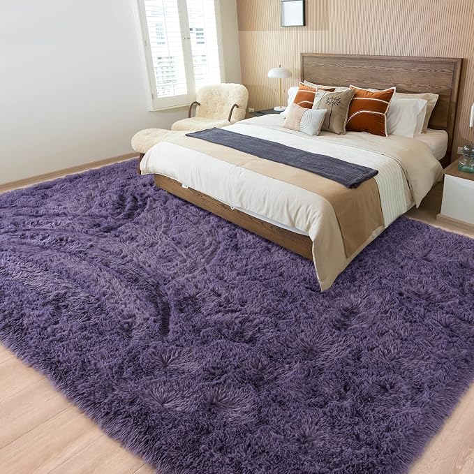 Merelax Soft Modern Indoor Large Shaggy Rug - Image 2