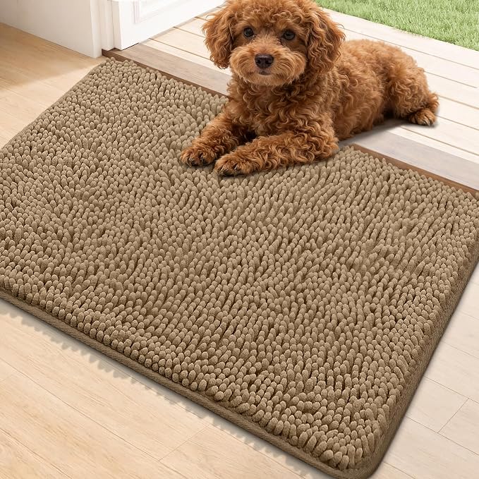 Bcoimo Super Absorbent Dog Door Mat, Pet Rugs by Bcoimo