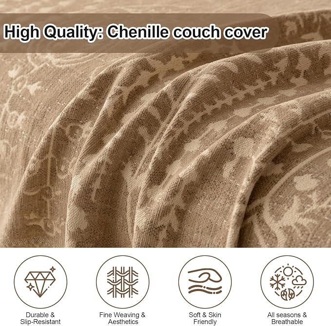 ROOMLIFE Couch Cover Boho Sofa Covers - Image 4
