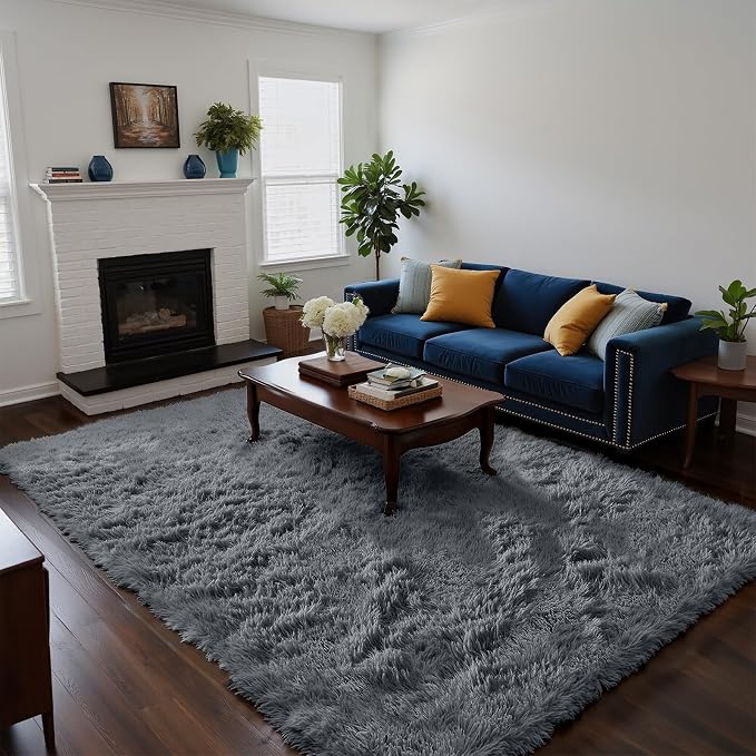 yongyangjuxin Fluffy Rug Shaggy Area Rug, Large Shag Area Rugs - Image 3