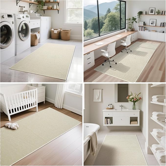 YDKGL 2x6 ft Kitchen Runner Rugs Mat Non Slip Woven Runners - Image 8