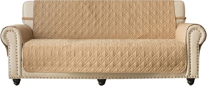 Ameritex Couch Sofa Slipcover 100% Waterproof Nonslip Quilted Furniture by Ameritex