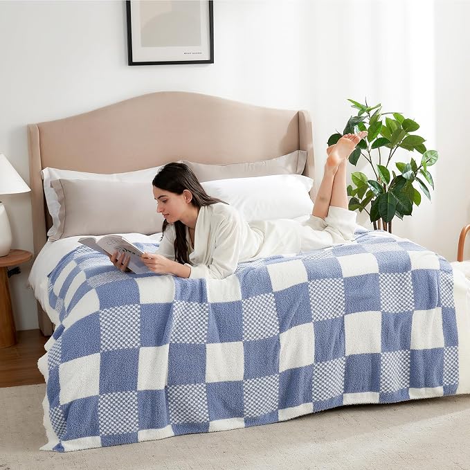 Snuggle Sac Checkered Blanket, 60x80 inches - Image 3