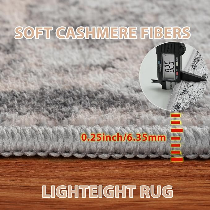 Runner Rug for Hallways Kitchen 2'6"x8' Washable Non Slip: Carpet Non Skid 8ft - Image 6