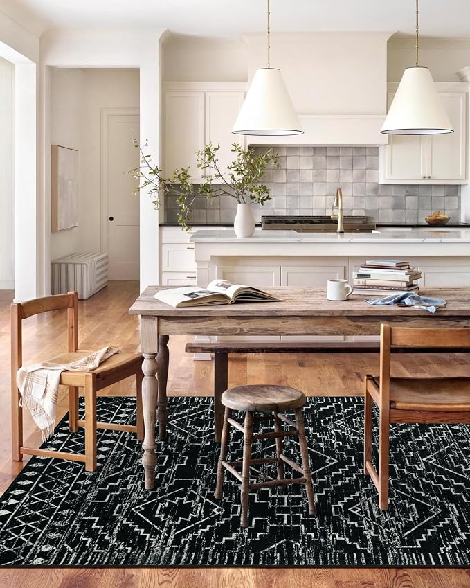 Wonnitar Moroccan 9x12 Area Rug - Image 5