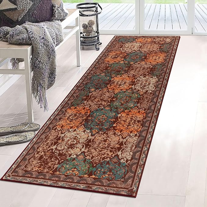 Vaukki Hallway Runner Rug, Vintage Shaggy Soft Laundry Rug Runner, Non Slip - Image 7