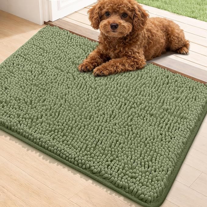 Bcoimo Super Absorbent Dog Door Mat, Pet Rugs by Bcoimo
