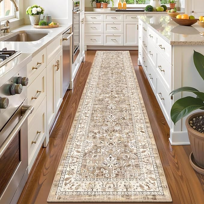 LOKHOM Washable Runner Rug, 2x10 Non-Slip Boho Hallway Rug - Image 4