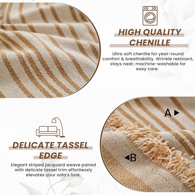 VClife Large Sofa Cover Chenille Couch Cover - Image 2