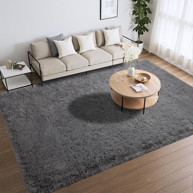 Merelax Soft Area Rugs for Livingroom Bedroom, Shaggy Plush Fuzzy Fluffy Carpet - Image 2