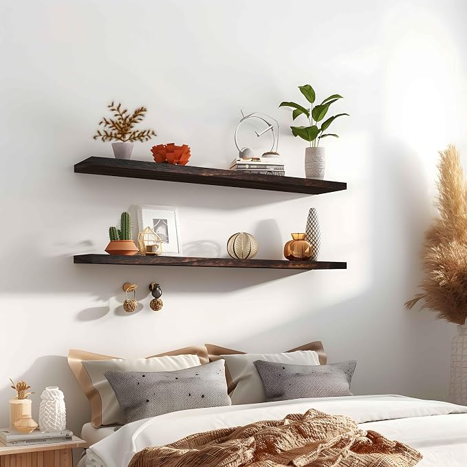 PHPH 48 Inch Wood Floating Shelves - Image 6