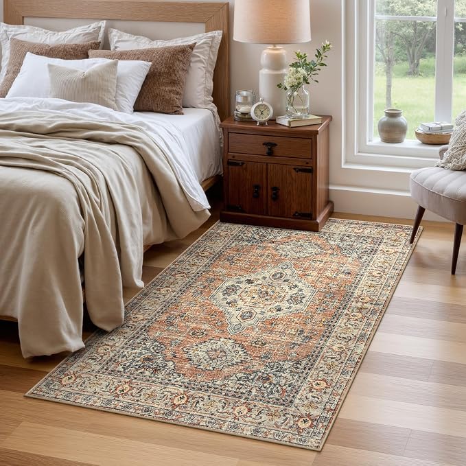 Lahome Oriental Washable Rug, 3x5 Rugs - Image 3