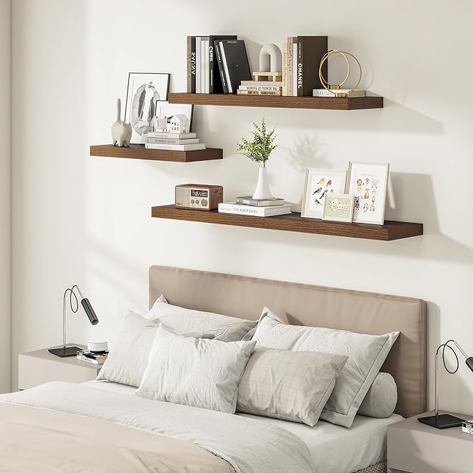 Vivelove Wide Floating Shelves for Wall 12 Inch Deep, 47.2" X 12" X 2" Floating - Image 7