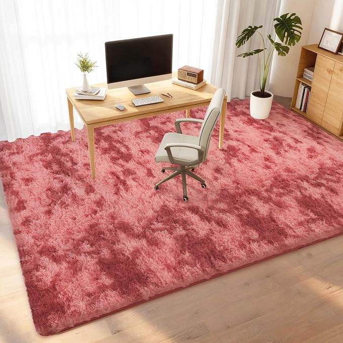 Litanika 8x10 Fluffy Shag Faux Fur Area Rug - Image 3